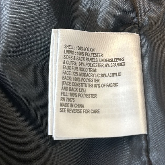 Michael Kors woman’s small black hoodie semi long jacket - Picture 7 of 9